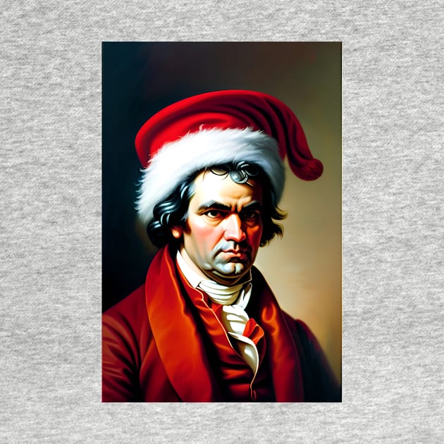 Santa Beethoven (Celebrity Christmas) by robsteadman